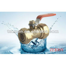 200 WOG Regular Port Brass Connection Ball Valve, Aluminum Composite Pipeline